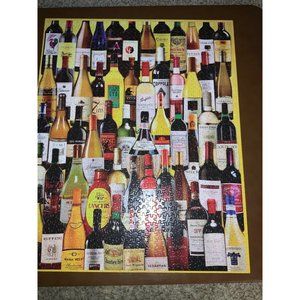 White Mountain Wine Bottle Puzzle 1000 piece